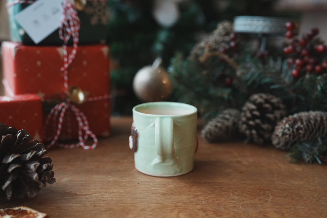 Fumiko Kondo 近藤布美子 - Green Bear Mug FK01