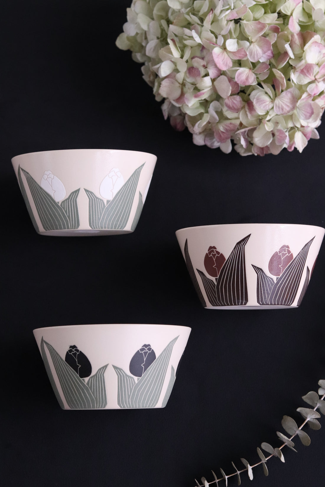 BAIYA Studio Handmade Brownie Tulip Bowl