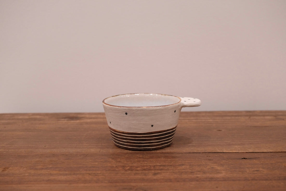 Emishi Kobo 池田匡優&美弥子 - Bowl with Handle EK22