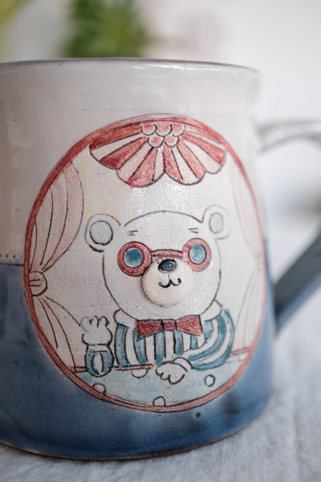 Tsubouchi Mayumi 坪内真弓 Hand Painted Mug MT09 - #3