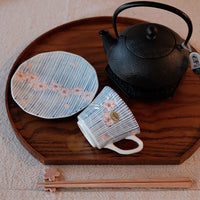 Wooden Half Moon Tray