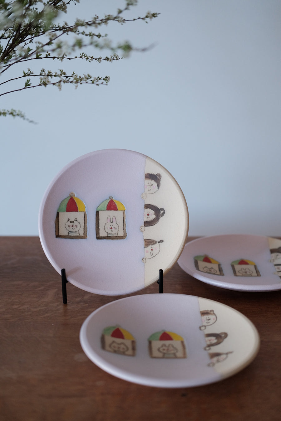 Cosael window dish pink