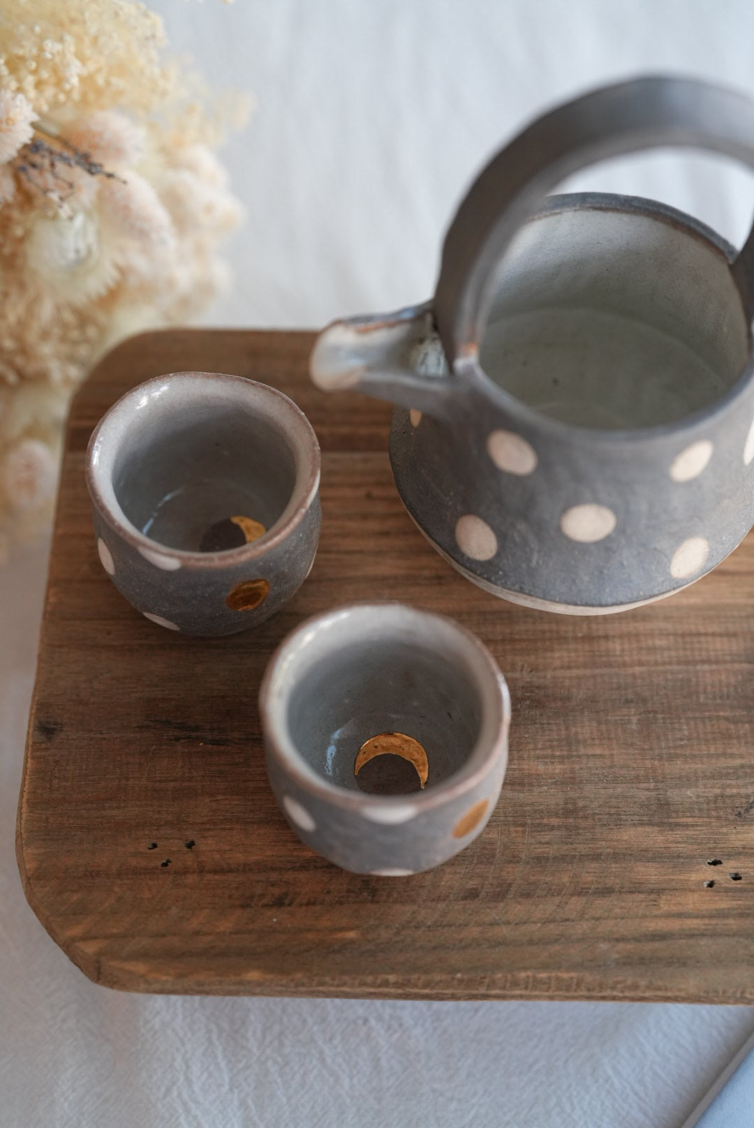 Akemi Suzuki 鈴木明美 - White Dot Collection - Tea/Sake Cup AS32