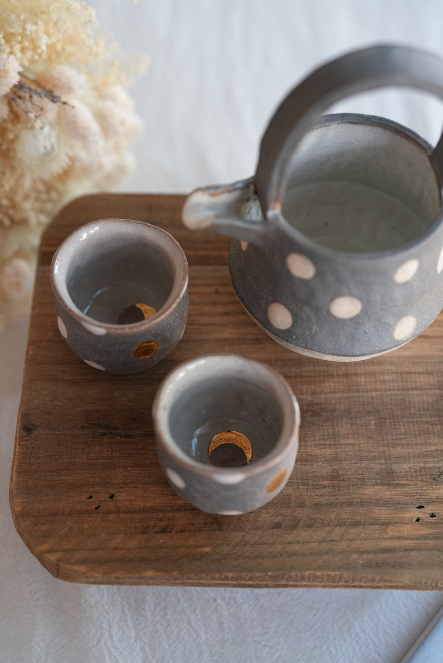 Akemi Suzuki 鈴木明美 - White Dot Collection - Tea/Sake Cup AS32