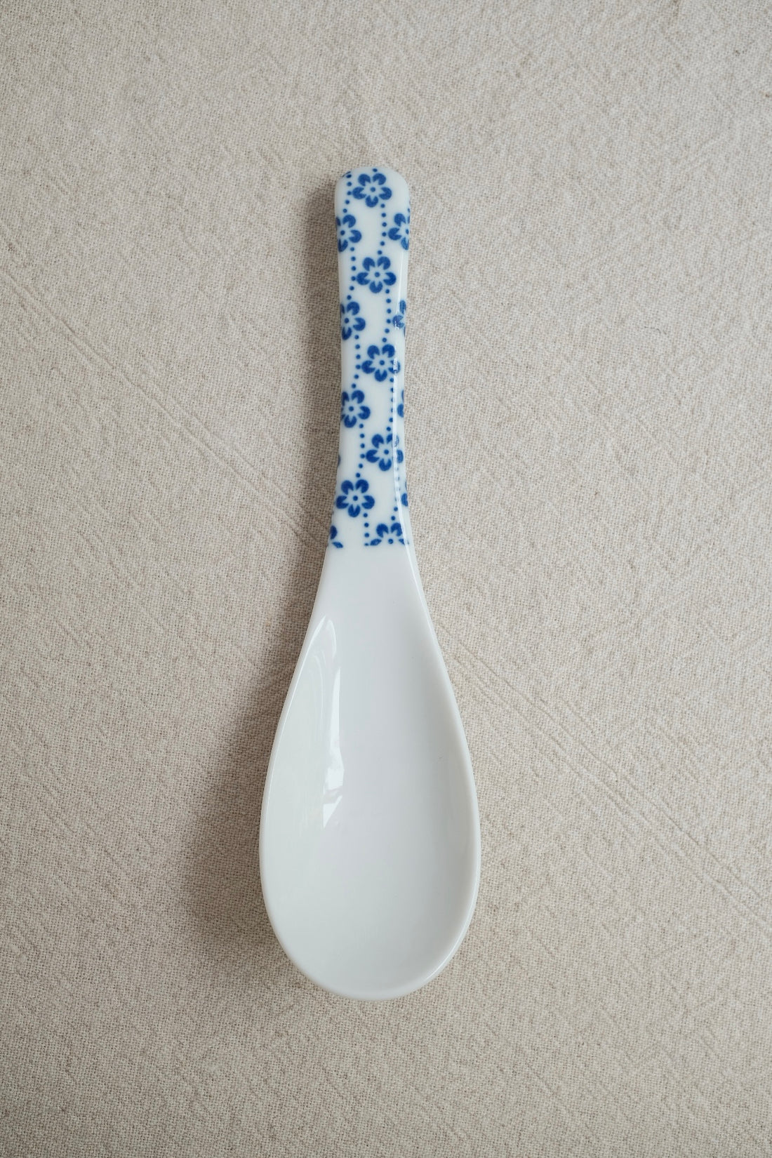 Japanese Ceramic Soup Spoon