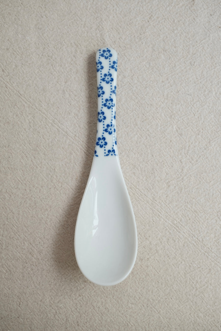 Japanese Ceramic Soup Spoon
