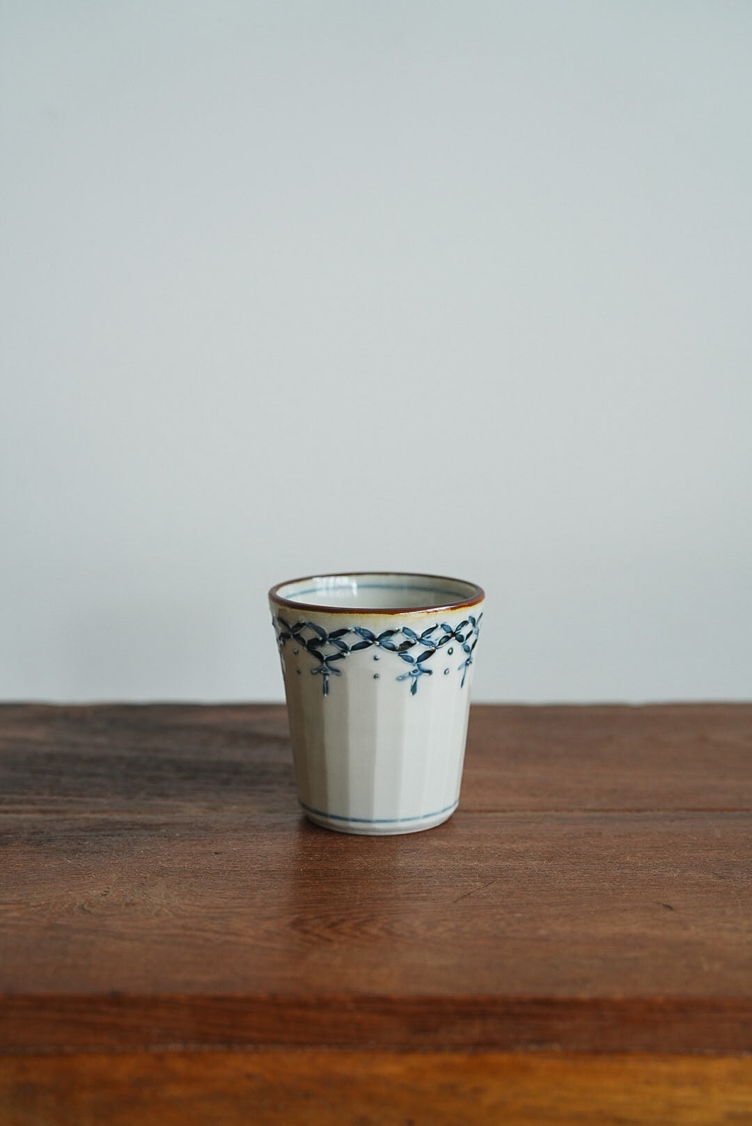 Kazuaki Shimura 志村和晃- Sometsuke Shippo Pattern Cup KAS04
