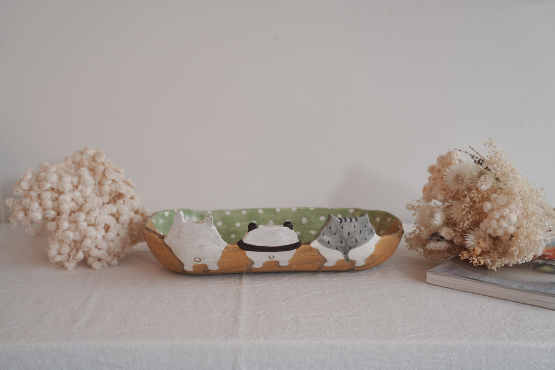 Fumiko Tsuchihashi 土橋文子 - Large Oval Deep Plate FT20 #1