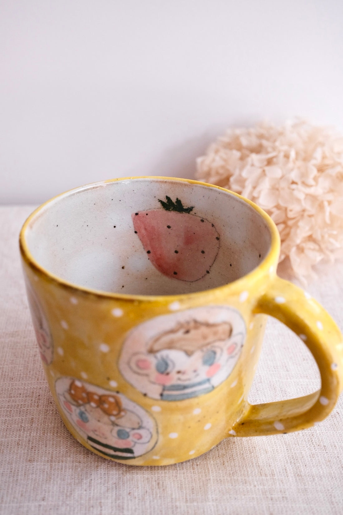 Asako Yamaguchi 山口麻子 Animal Grid Large Mug AI01
