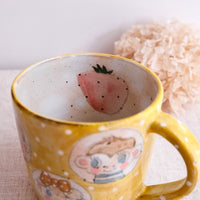 Asako Yamaguchi 山口麻子 Animal Grid Large Mug AI01