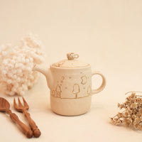 Chiho Yoshida 穗屋工房 Tea Pot with Coffee Deco Lid - CY28