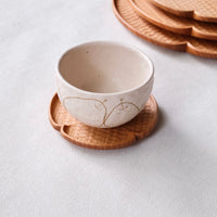 Kazunori Takatsuka 高塚和則 Cherry wood Coaster KU01