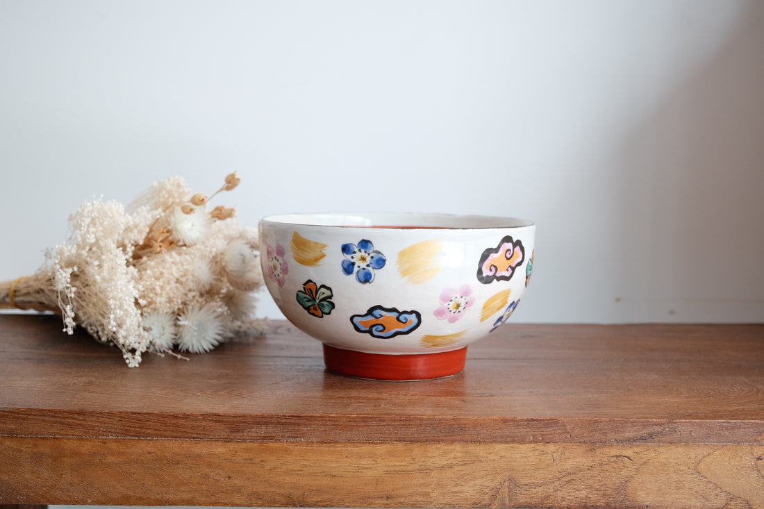 夕立窯 Japanese Style Ramen Bowl