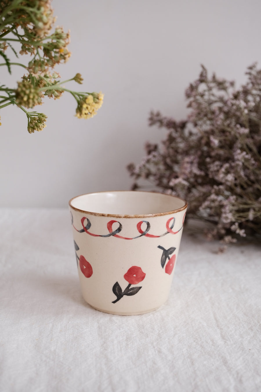 Nakagaki Tomoko Water Color Hand Painted Teacup  #4