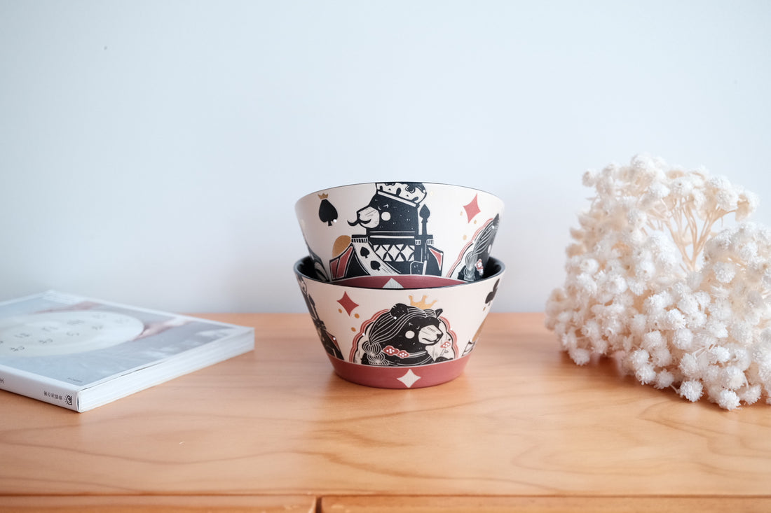 Shirogarasu Studio Poker Small Bowl BY18
