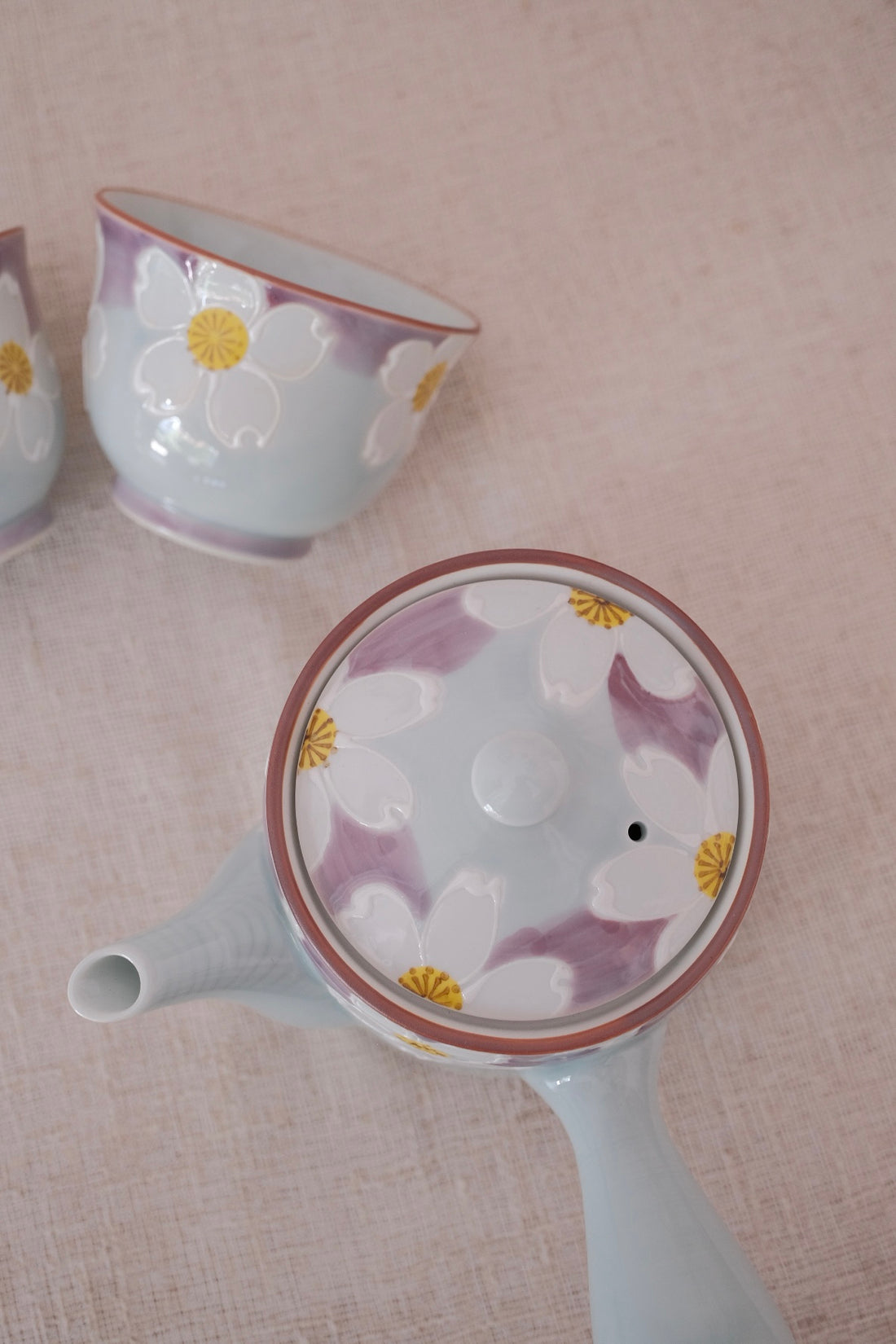 Arita Ware Little Flower Collection Tea Set - Gift Box