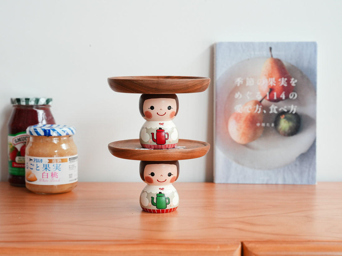Kiezakka 木繪雜貨 Pedestal Plate - Teapot KZ04