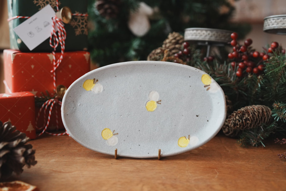 Haruko Harada 原田晴子 Oval Plate - HH36