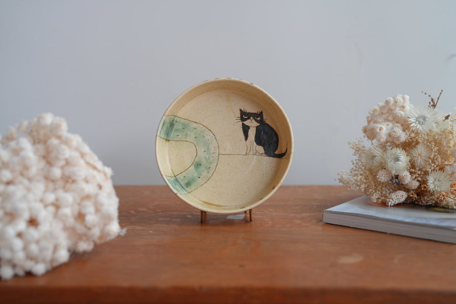 Shoko Hirano 平野照子 Cat Deep Plate SR07 #4