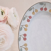 Kei Mitsumochi ミツ持啓 Oval Plate - Mix Cherry KM02