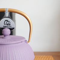 IWACHU Iron Teapot - Purple Gold - Chrysanthemum