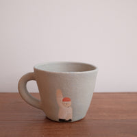 Aya Watanuki 綿貫彩 Mug Large - Blue Swimming