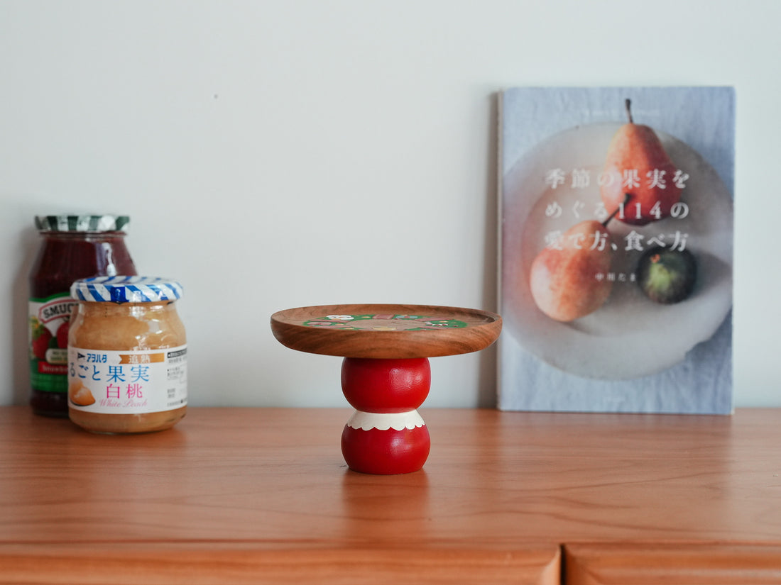 Kiezakka 木繪雜貨 Pedestal Plate - Christmas KZ01