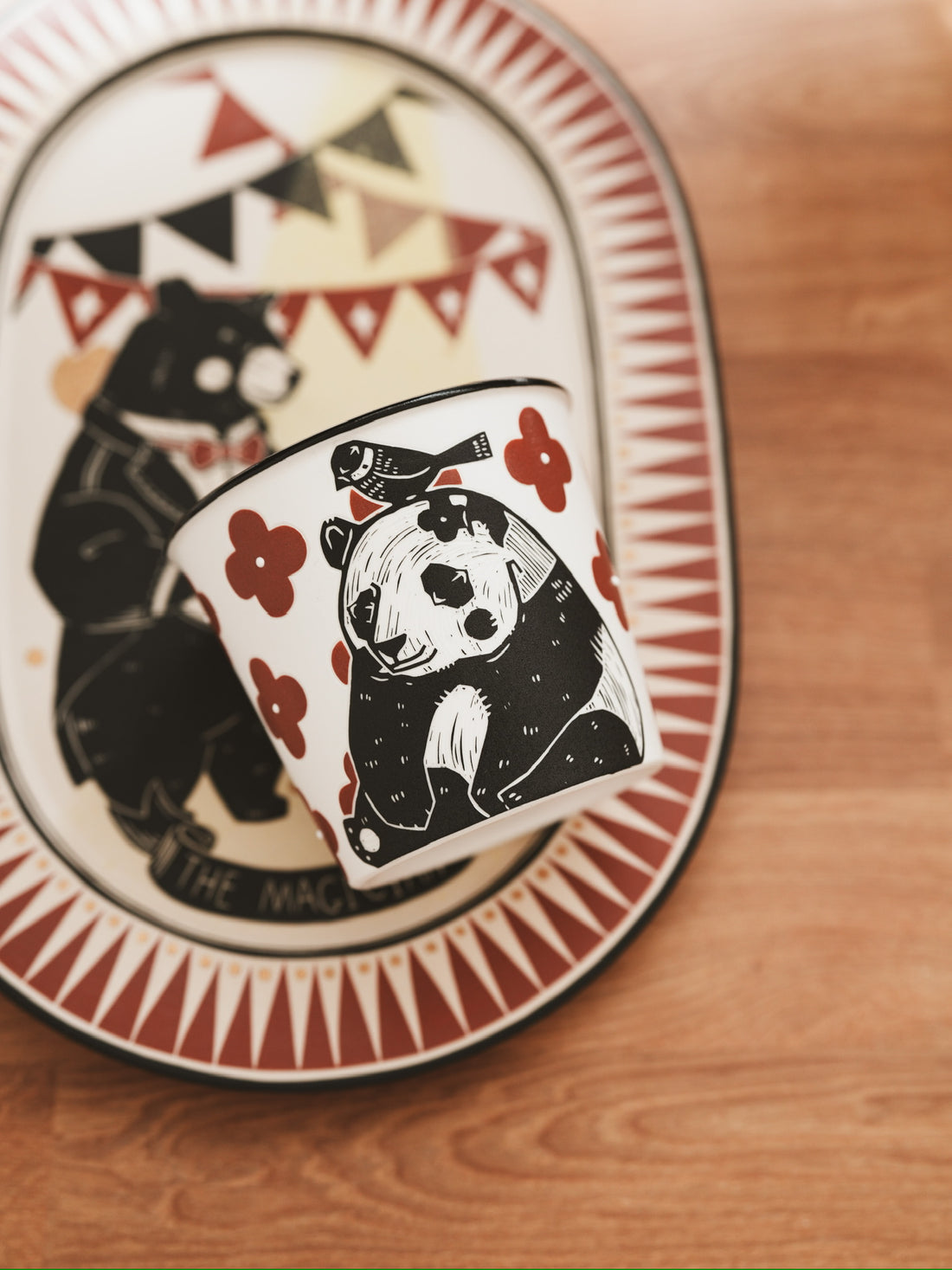 Shirogarasu Studio Flower Panda Free Cup BY20