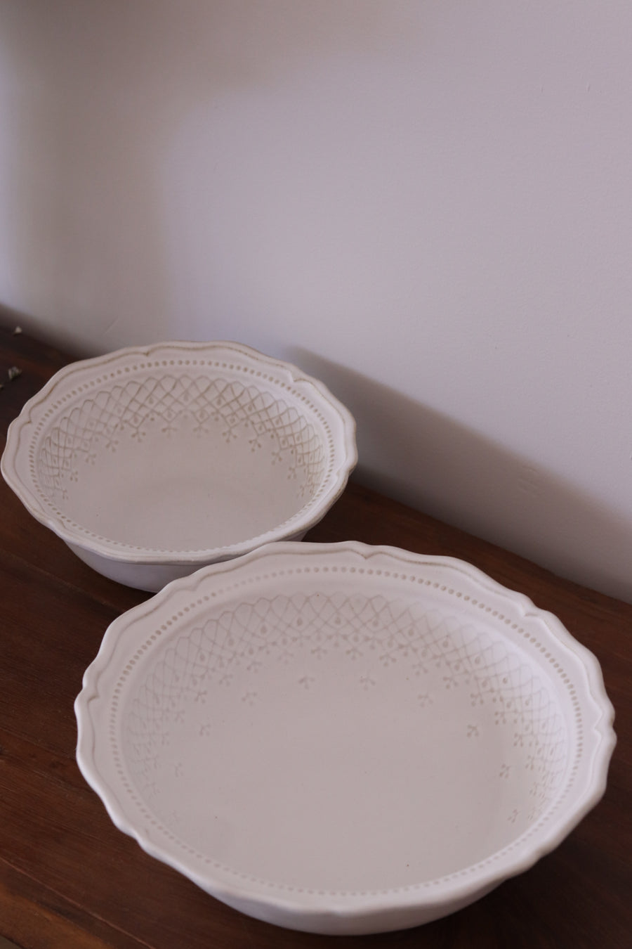 Mishiko Ware White Lace Collection