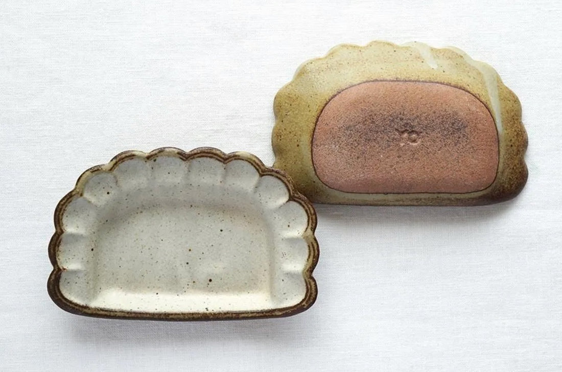 Mashiko Pottery Yoshizawa Dumpling Mini Plate