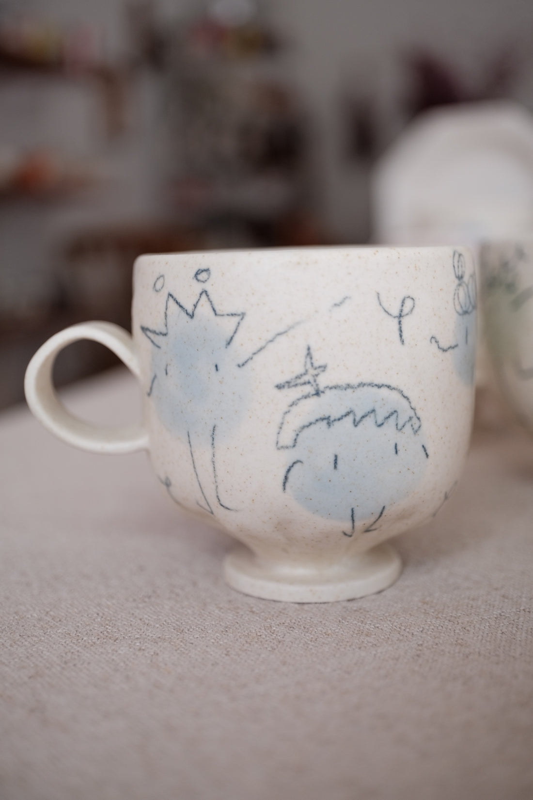 Zing Studio Hand-made Espresso Mug - Blue