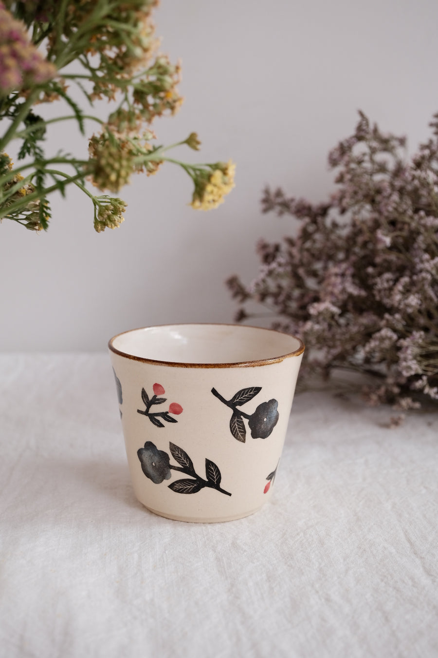 Nakagaki Tomoko Water Color Hand Painted Teacup  #6