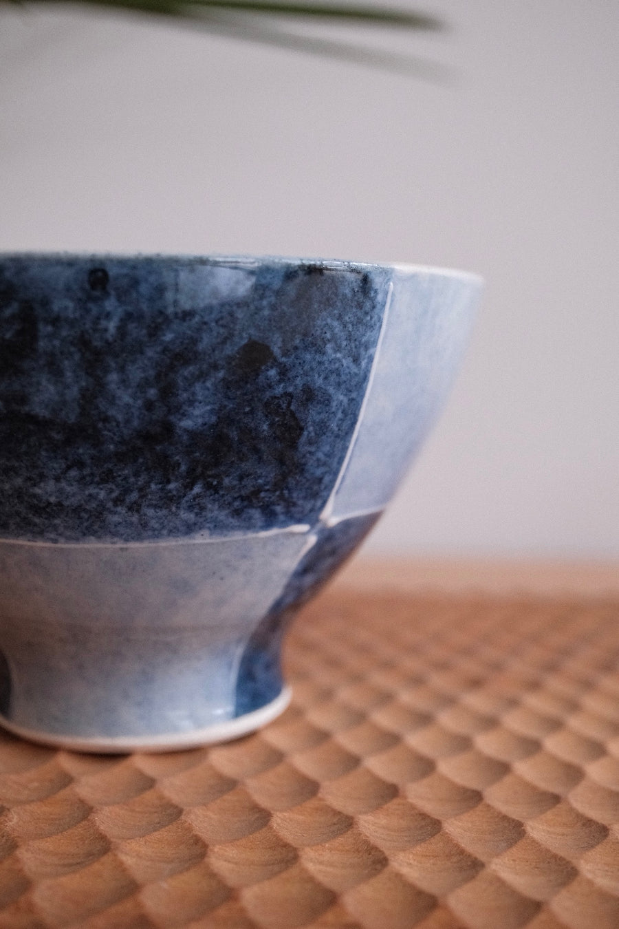 Hasami Ware Checked Rice Bowl