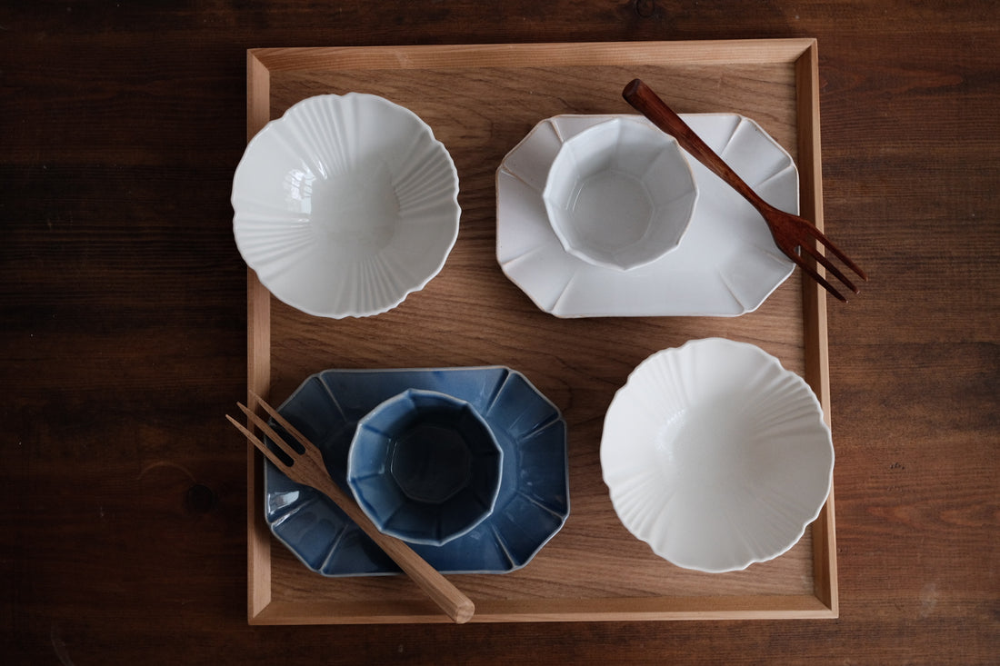 Non-Slip Surface Natural Wood Serving Tray