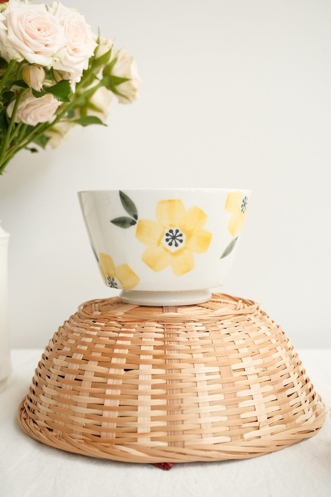 Hasami Ware Rice Bowl Flower Collection