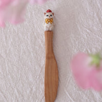 Ayataro Coffee Butter Spreader - Cat - aya18