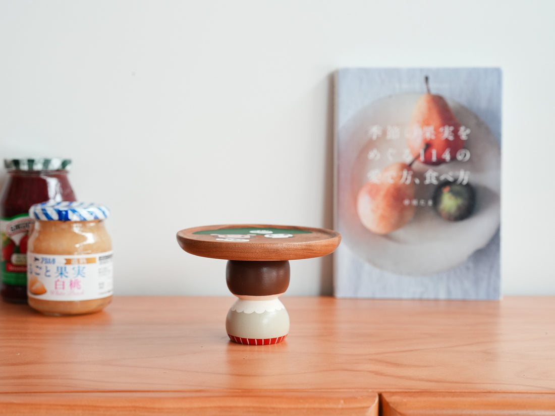 Kiezakka 木繪雜貨 Pedestal Plate - Teapot KZ04