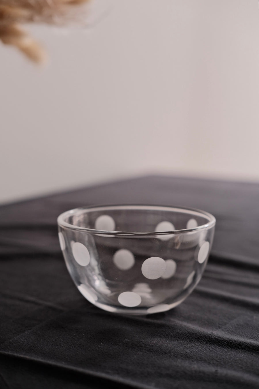 Miki Yamaguchi 山口未来 Kiriko Glass Mini Bowl Flower