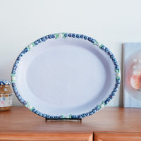 Aiko Miura 三浦愛子 Blue Berry Large Oval Plate - Purple AM05