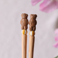 Ayataro Chopsticks - Bear with Ball - aya05