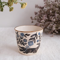 Nakagaki Tomoko Water Color Hand Painted Teacup  #5