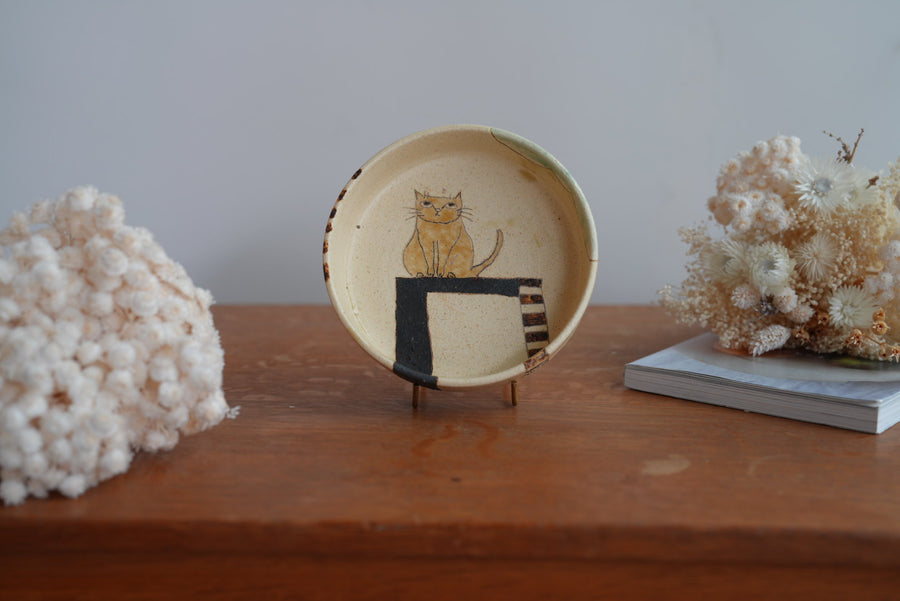 Shoko Hirano 平野照子 Cat Deep Plate SR07 #2