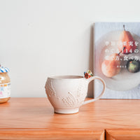 Satomi Motohashi 本橋里美 Bird and Flower Mug SM11