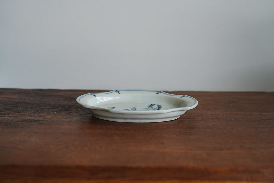 Maya Inamura 稲村真耶 Flower Oval Plate MI18