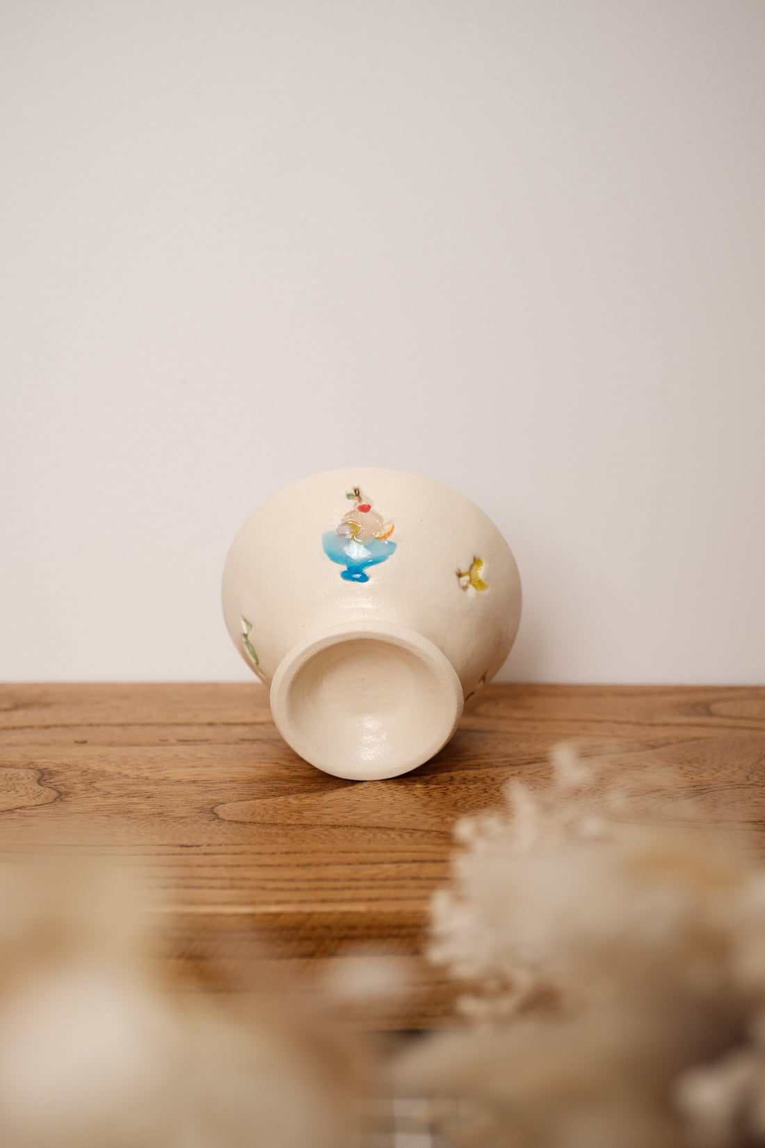 Fukuda Yuko 福田友子 Small Pedestal Bowl FU13