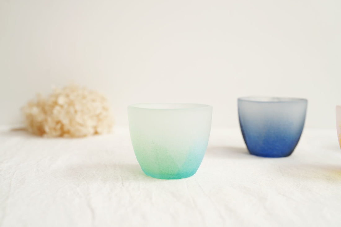 Aika x Iwasawa Glass Handmade Cups