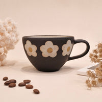 Kei Mitsumochi ミツ持啓 Flower Mug - Black KM56