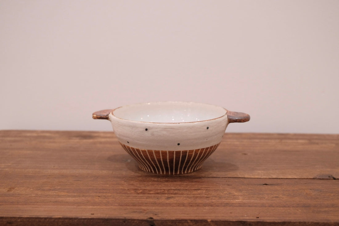 Emishi Kobo 池田匡優&美弥子 - Double Handled Bowl EK10