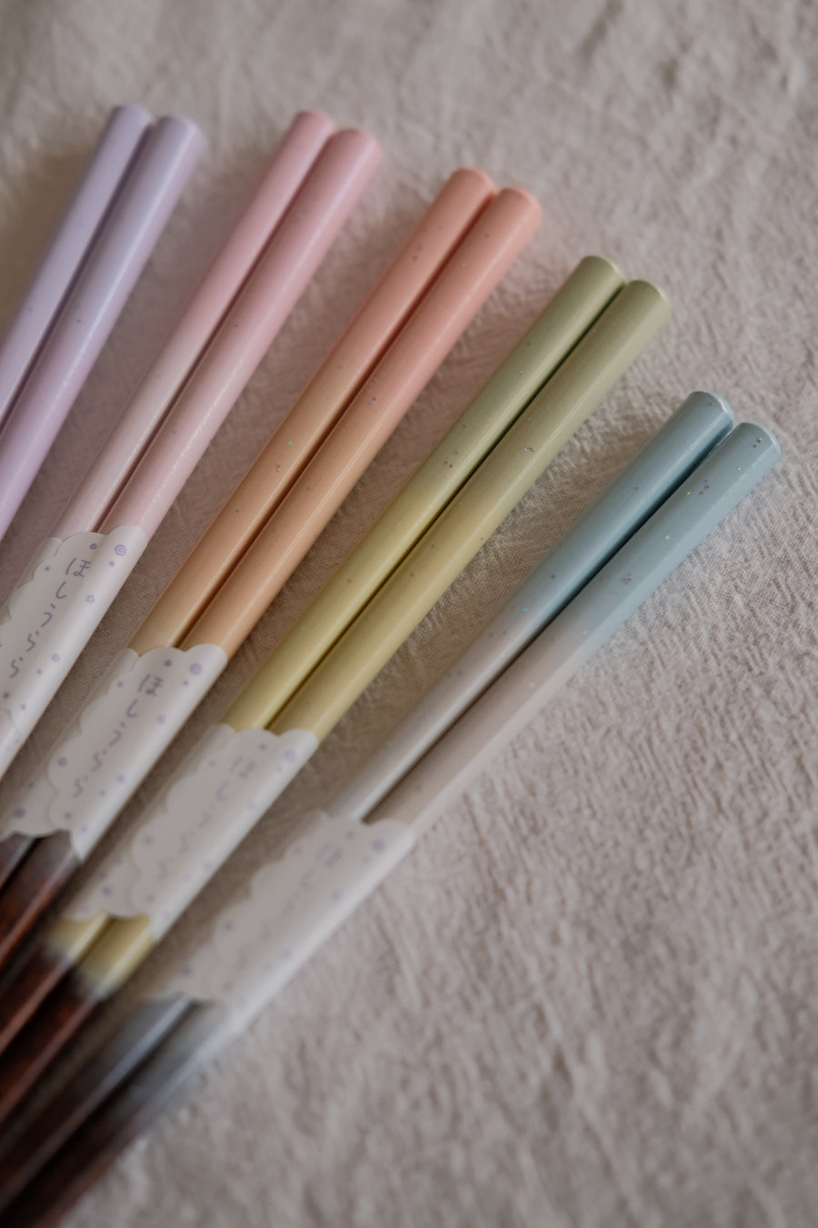 Japanese Natural Wood Chopsticks Pastel Collections