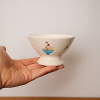 Fukuda Yuko 福田友子 Small Pedestal Bowl FU13